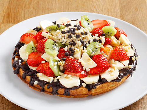 Meyveli Waffle
